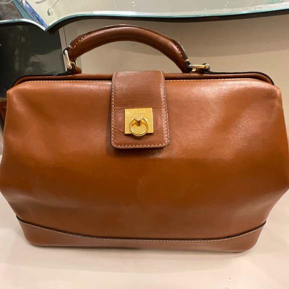 Vintage Celine Top Handle Bag with Gold Hardware - Picture 3 of 10